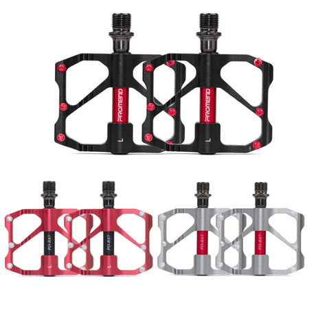 Hjemix | 1 par PROMEND terrengsykkel racing sykkel aluminium pedaler (PD-R87 svart)