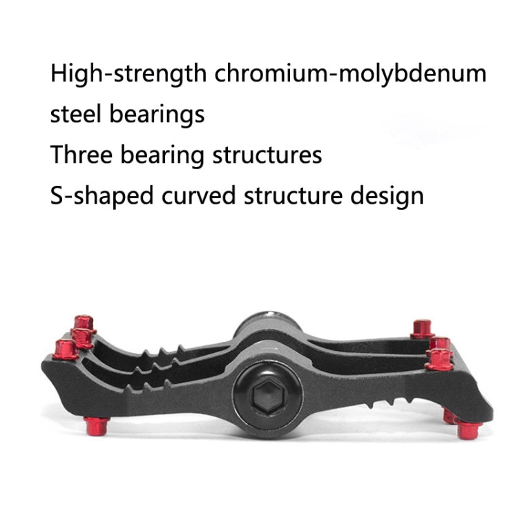 Hjemix | 1 par PROMEND terrengsykkel racing sykkel aluminium pedaler (PD-R87 svart)