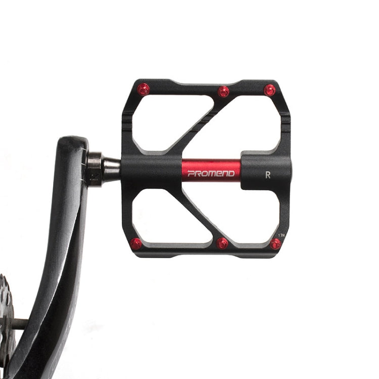 Hjemix | 1 par PROMEND terrengsykkel racing sykkel aluminium pedaler (PD-R87 svart)