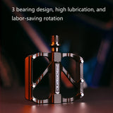 Hjemix | PD-R67Q 1 Par PROMEND Sykkelpedal Veisykler Aluminiumlegering Lager Hurtigutløser Sammenleggbar Pedal