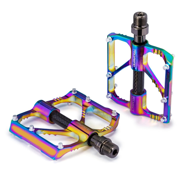 Hjemix | 1 Sett PROMEND Tre Peilin Lagre Aluminiumlegering CNC Sykkel Fargerike Pedaler PD-M86CY