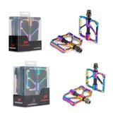 Hjemix | 1 Sett PROMEND Tre Peilin Lagre Aluminiumlegering CNC Sykkel Fargerike Pedaler PD-M86CY