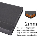 Hjemix | 13,5 tommers multifunksjonell PU-læremappe for Microsoft Surface Laptop 1/2/3/4 (Blå)