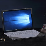 Hjemix | 13,5 tommers multifunksjonell PU-læremappe for Microsoft Surface Laptop 1/2/3/4 (Blå)