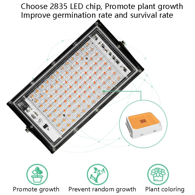 Hjemix | LED Plantebelysning Full Spektrum Vanntett Grow Light EU Plugg 144 Perler 200W