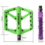 Hjemix | MEROCA Terrengsykkel Nylon Pedal (Lilla)