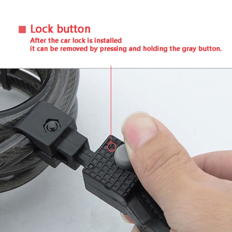 Hjemix | ULAC AL-3P Sykkelalarm Kabel Lås Terrengsykkel Lås Sykkeltilbehør