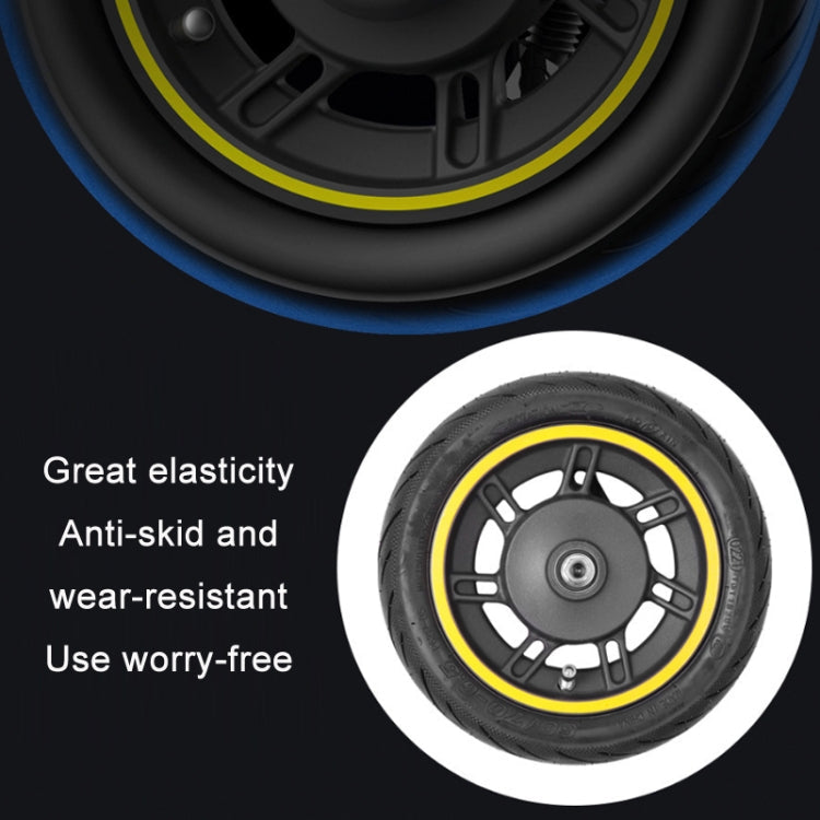 Hjemix | 10 Tommers Elektrisk Scooter Frontdekk Uten Slange for Ninebot MAX G30 (Gul)