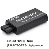 Hjemix | For Nintendo N64 / SNES / NGC / SFC Adapter N64 til HDMI Converter