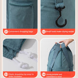 Hjemix | Sammenleggbar Fotbadbøtte Kne Fotbad Bærbar Badsekk for Reise Camping (Grå Rosa)