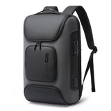 Hjemix | BANGE BG-7216plus Tyverisikret Vanntett Reise Herre Ryggsekk 15.6 Tommers Laptop Bag (Grå)