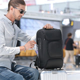 Hjemix | BANGE BG-7216plus Tyverisikret Vanntett Reise Herre Ryggsekk 15.6 Tommers Laptop Bag (Grå)