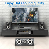Hjemix | 10m Ren Kobber RCA Koaksial HIFI Digital Lydkabel SPDIF Subwoofer Høyttalerkabel (Sølvgrå)