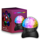 Hjemix | Hjem LED Magisk Ball Lamper Bounce Ambient Lamper Rom Lyd Lamper Kuler, Farge: Ladingsmodul Svart (RGB Farget 5W)
