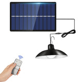 Hjemix | IP65 Vanntett Utendørs Solenergi LED Lyspære Kronelys Innendørs Lys, Spesifikasjon: Enkel Hvit Lys med Fjernkontroll
