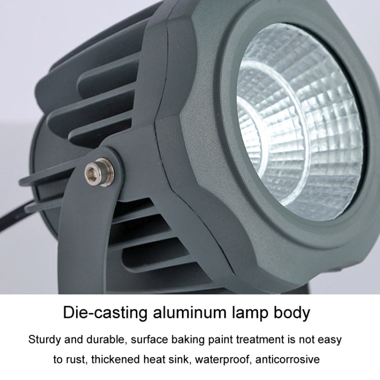 Hjemix | LED Flomlys COB Utendørs Vanntett Spotlights Reklamebelysning Hage Lampe, Farge: 30W 4 Fargevalg 1