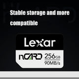 Hjemix | Lexar nCARD 256GB minnekort mobiltelefonutvidelse NM-kort