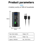 Hjemix | Oppladbart batteripakke Type-C kabel