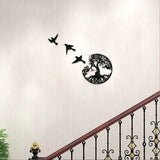 Hjemix | Svart Metall Veggkunst Hjemmedekor