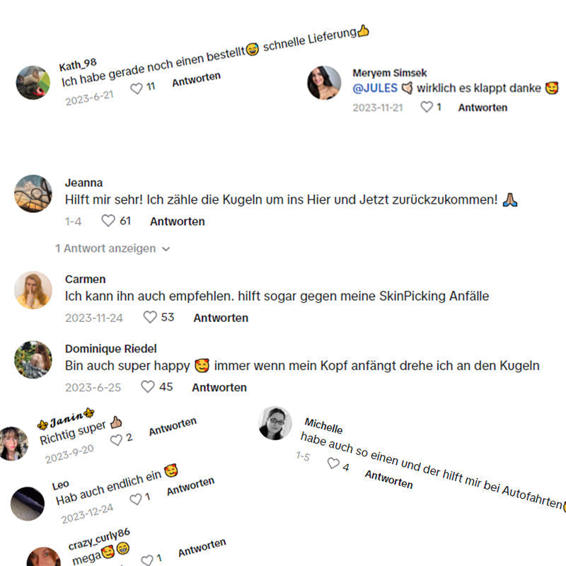 Hjemix | Calm – Angstring med Perler - Anti Stress & Anti Angst