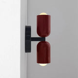 Hjemix | Dobbel Hode Vegglampe Svart Base