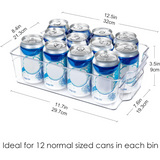 Hjemix | Gjennomsiktige Oppbevaringsbokser For Kjøleskap (4 Stykker) - Coolorganize