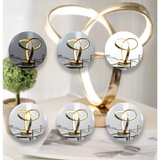 Hjemix | Lampe - Luksus Gull Möbius Ring Skrivebords Leselampe