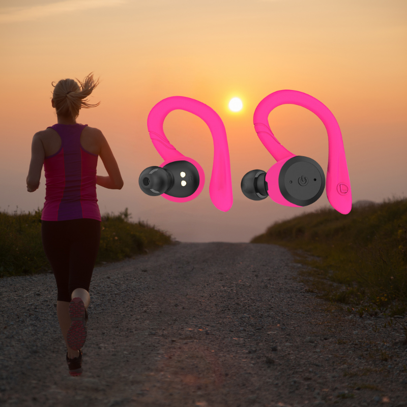 Hjemix | Vega - Vanntette trådløse sportøreplugger med 20 timers spilletid