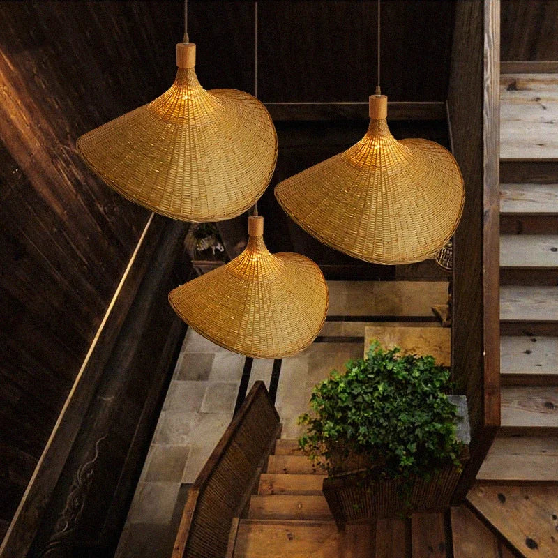 Hjemix | Hengende lampe laget av bambus
