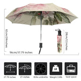 Hjemix | Automatisk sammenleggbar paraply med blomstermønster