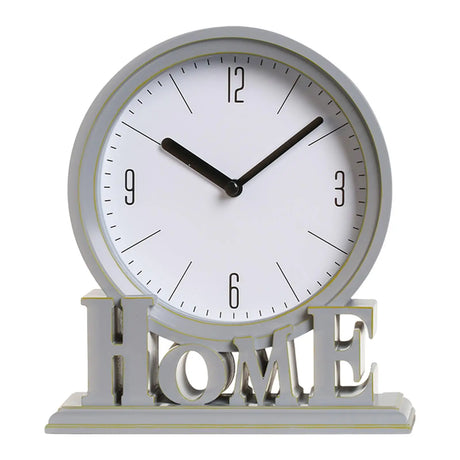 Hjemix | Vintage skriveklokke – stillegående klokke – hjem – bordklokke – dekorativ – 18,5 x 6 x 20,6 cm