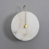 Hjemix | Hvit Alabaster Vegglampe