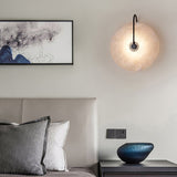 Hjemix | Hvit Alabaster Vegglampe