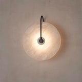 Hjemix | Hvit Alabaster Vegglampe