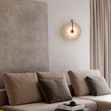 Hjemix | Hvit Alabaster Vegglampe