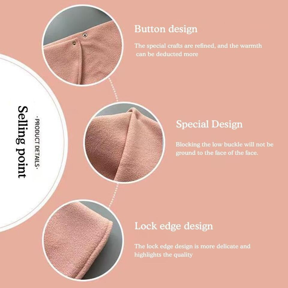 Hjemix | Vinter fleece halsbånd - Koselig halsvarmer, halsinnpakning for kaldt vær