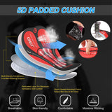 Hjemix | Pustende Mesh Sykling Shorts med Gel Polstring | Støtsikre Sykling Shorts for Menn