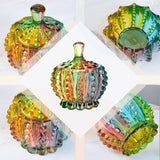 Hjemix | Iridescent Sukkerbolle med Lokk