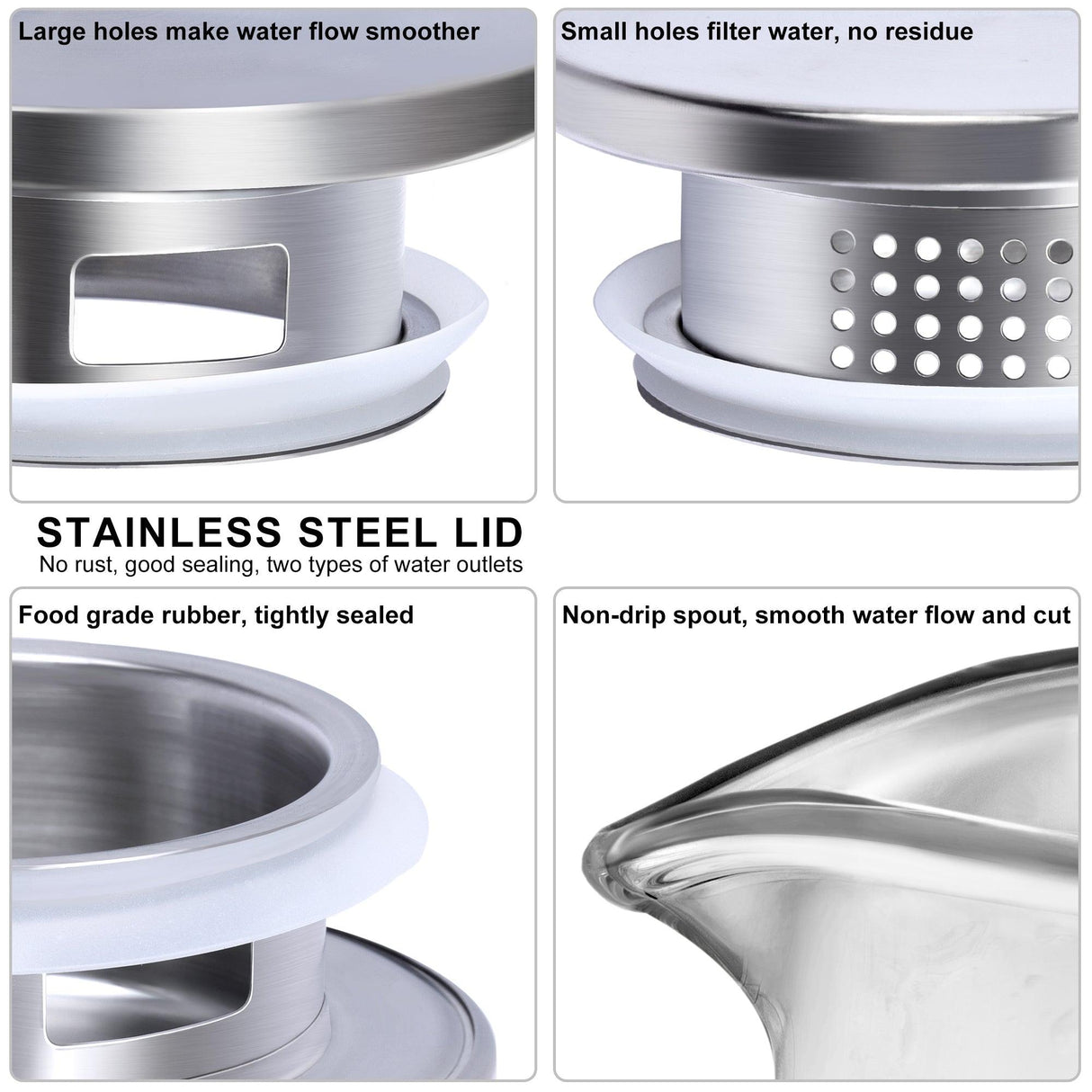 Hjemix | Sylinderformet varmebestandig glasskanne