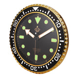 Hjemix | Stille Glitrende Veggklokke