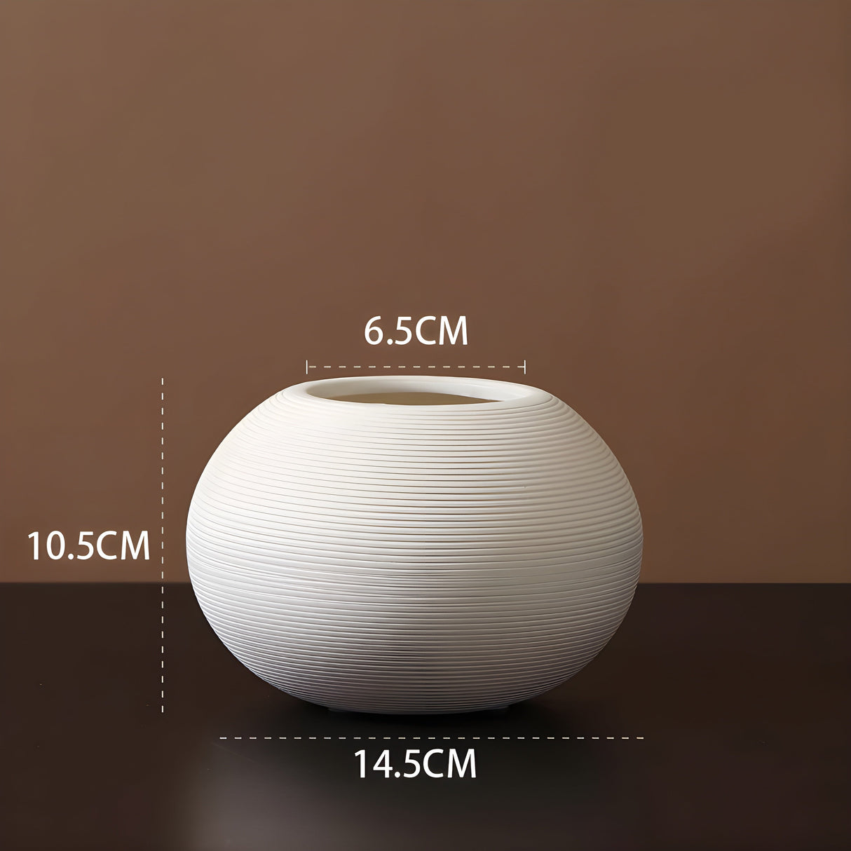 Hjemix | Minimalistisk Håndlaget Keramisk Zen Vase
