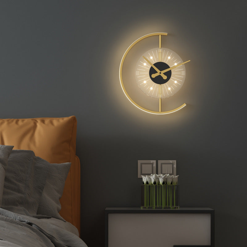 Hjemix | Nordisk Minimalistisk Stille Klokke Vegglampe
