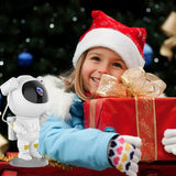 Hjemix | Astronaut Galaxy Prosjektor Flere Moduser Galaxy Nattlys med Fjernkontroll