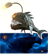 Hjemix | Steampunk Angler Fiskelampe