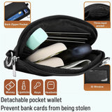 Hjemix | Justerbar telefon lanyard crossbody stropp med lommebok