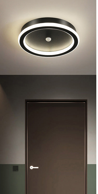 Hjemix | MotionGlide PIR Bevegelsessensor LED Taklampe | Smart Belysning | Energisparende | Perfekt for Gang & Bad