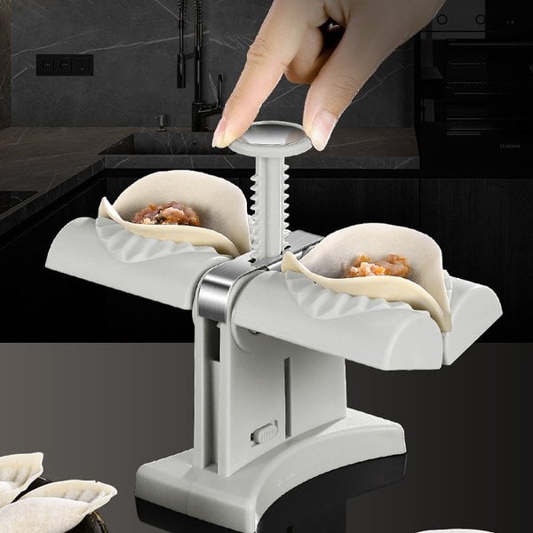 Hjemix | Husholdning Dobbel Hode Automatisk Dumpling Maker Mold