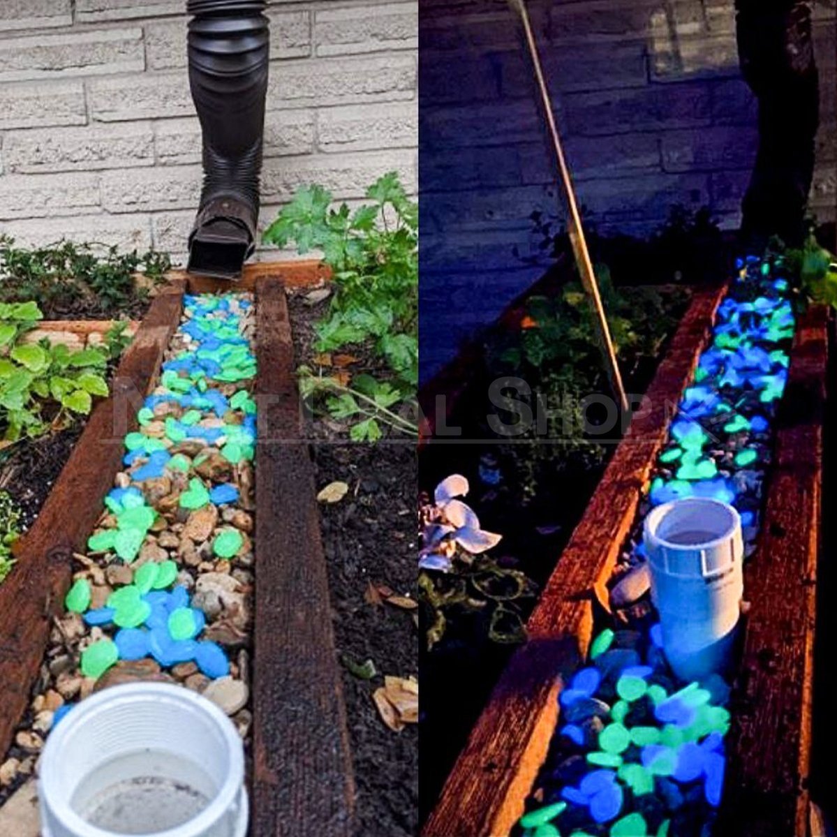 Hjemix | Glow-in-the-dark garden stones