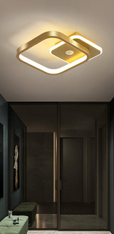 Hjemix | MotionGlide PIR Bevegelsessensor LED Taklampe | Smart Belysning | Energisparende | Perfekt for Gang & Bad