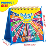 Hjemix | Barnas Følelser og Emosjoner Bok – En Morsom Flipbok for Emosjonell Bevissthet!